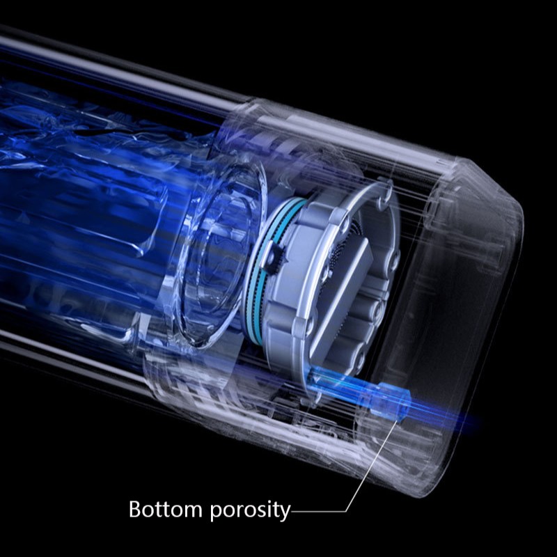 Bottom porosity hydrogen outlet Bottom porosity hydrogen outlet