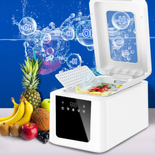 Fruit and vegetable disinfectionand removal of agricultural residues