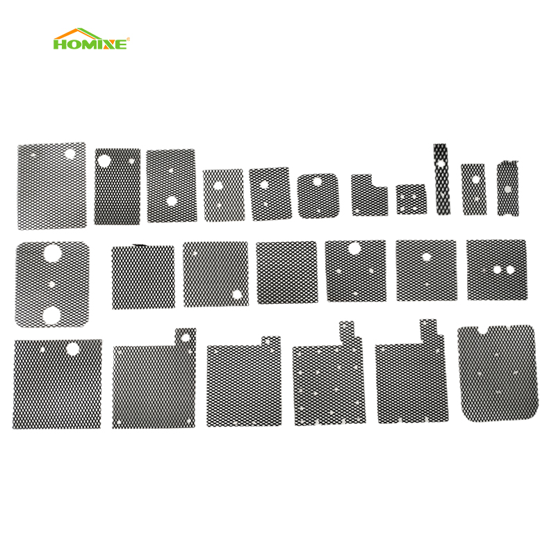 Mesh titanium electrode anode with Ru-Ir coating