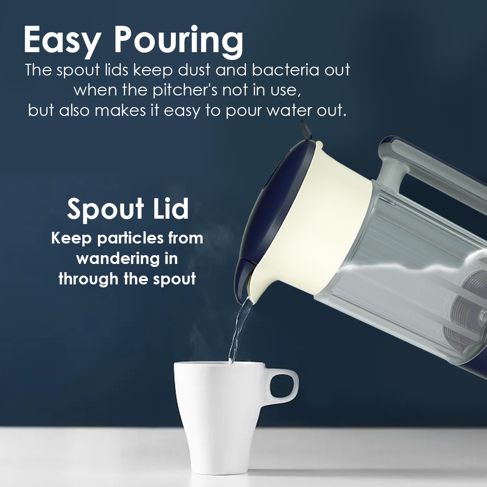 Hydrogen Water Bottle Hydrogen Water Generator Ionizer Hydrogen Rich Water Maker Machine Hydrogen Water Pitcher with SPE PEM 1500ml 4
